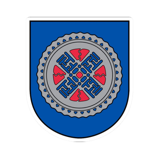 Beverīnas novads COA (Latvia) (Coat of Arms) STICKER Vinyl Kiss-Cut Decal 2 Inch White - The Sticker Space