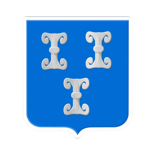 Beverweerd wapen (Netherlands) (Coat of Arms) STICKER Vinyl Kiss-Cut Decal 2 Inch White - The Sticker Space