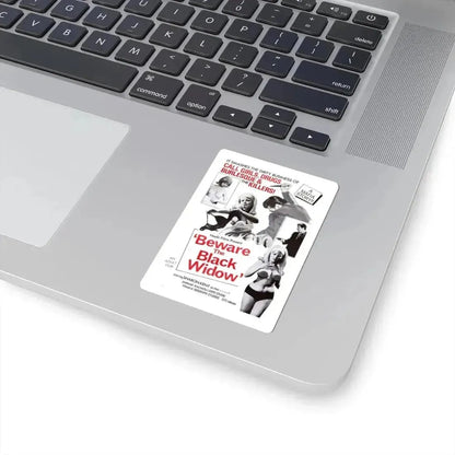 BEWARE THE BLACK WIDOW 1968 Movie Poster - STICKER Vinyl Kiss-Cut Decal - The Sticker Space
