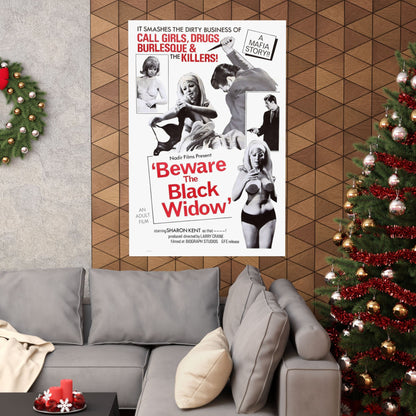 BEWARE THE BLACK WIDOW 1968 - Paper Movie Poster-The Sticker Space