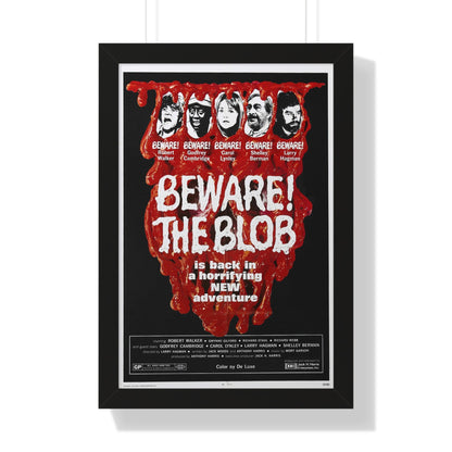 BEWARE! THE BLOB 1972 - Framed Movie Poster-16″ x 24″-The Sticker Space