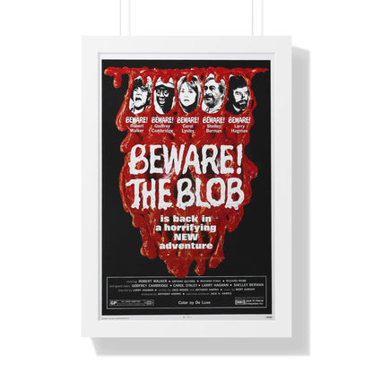 BEWARE! THE BLOB 1972 - Framed Movie Poster-16″ x 24″-The Sticker Space