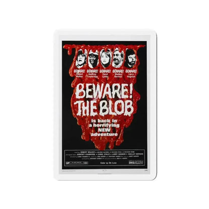 BEWARE! THE BLOB 1972 Movie Poster - Refrigerator Magnet - The Sticker Space