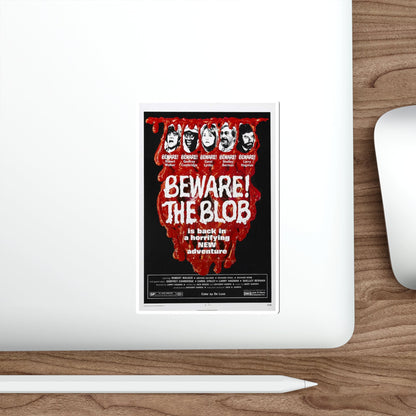 BEWARE! THE BLOB 1972 Movie Poster STICKER Vinyl Die-Cut Decal-The Sticker Space