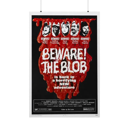 BEWARE! THE BLOB 1972 - Paper Movie Poster 36" x 54" Matte - The Sticker Space