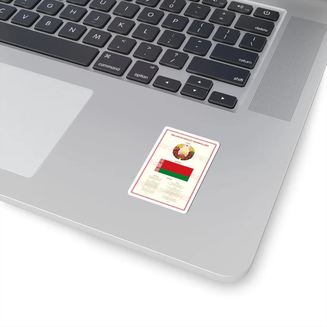 Beyaz Rusyanın Milli Sembolleri (Belarus) (Coat of Arms) STICKER Vinyl Kiss-Cut Decal - The Sticker Space