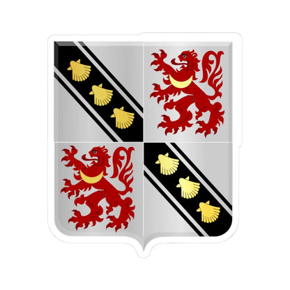 Beyne Heusay wapen (Belgium) (Coat of Arms) STICKER Vinyl Kiss-Cut Decal 3 Inch White - The Sticker Space