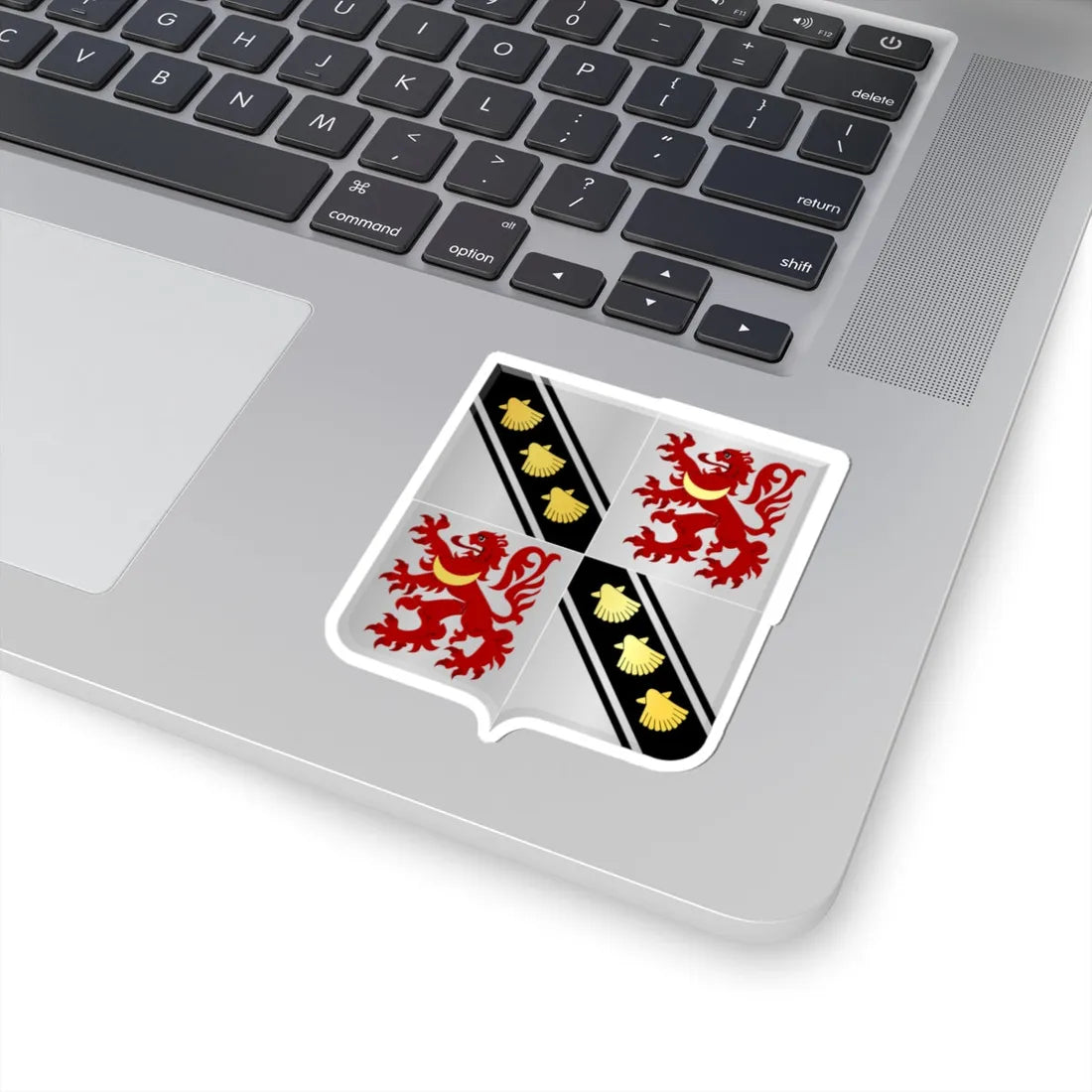 Beyne Heusay wapen (Belgium) (Coat of Arms) STICKER Vinyl Kiss-Cut Decal - The Sticker Space