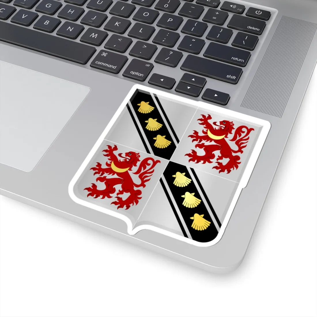 Beyne Heusay wapen (Belgium) (Coat of Arms) STICKER Vinyl Kiss-Cut Decal - The Sticker Space