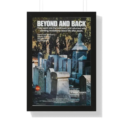 BEYOND AND BACK 1978 - Framed Movie Poster 16″ x 24″ Black - The Sticker Space