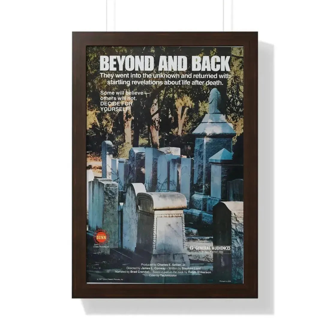BEYOND AND BACK 1978 - Framed Movie Poster - The Sticker Space