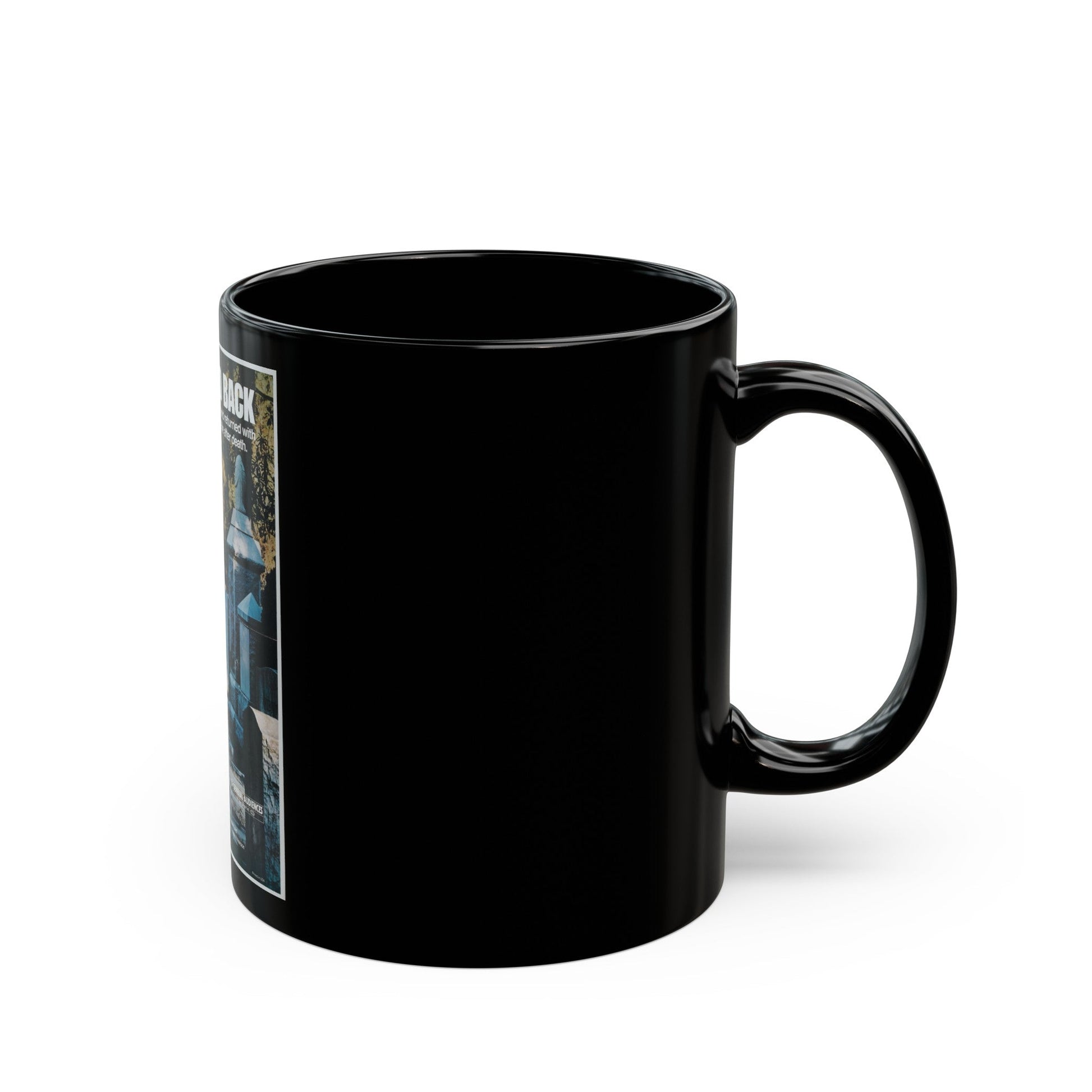 BEYOND AND BACK 1978 Movie Poster - Black Coffee Mug-The Sticker Space