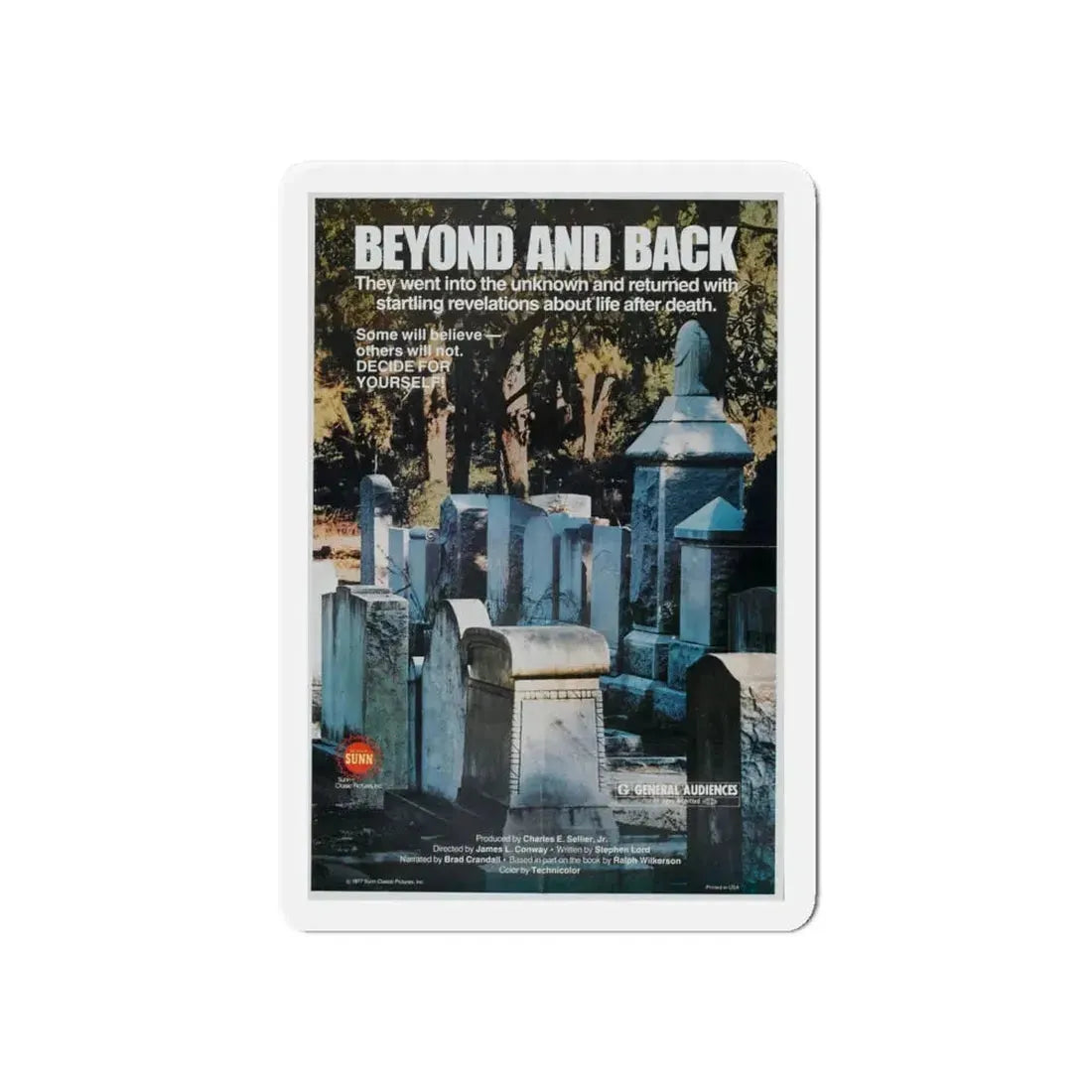 BEYOND AND BACK 1978 Movie Poster - Refrigerator Magnet 6 Inch - The Sticker Space