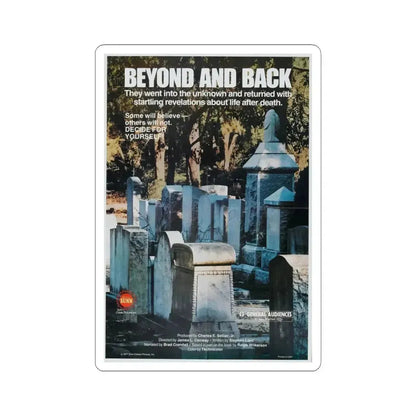 BEYOND AND BACK 1978 Movie Poster - STICKER Vinyl Kiss-Cut Decal 4 Inch White - The Sticker Space