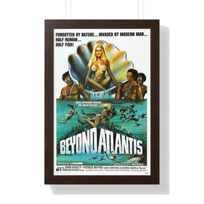 BEYOND ATLANTIS 1973 - Framed Movie Poster-16″ x 24″-The Sticker Space