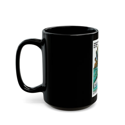 BEYOND ATLANTIS 1973 Movie Poster - Black Coffee Mug-The Sticker Space