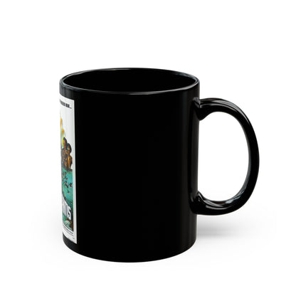 BEYOND ATLANTIS 1973 Movie Poster - Black Coffee Mug-The Sticker Space