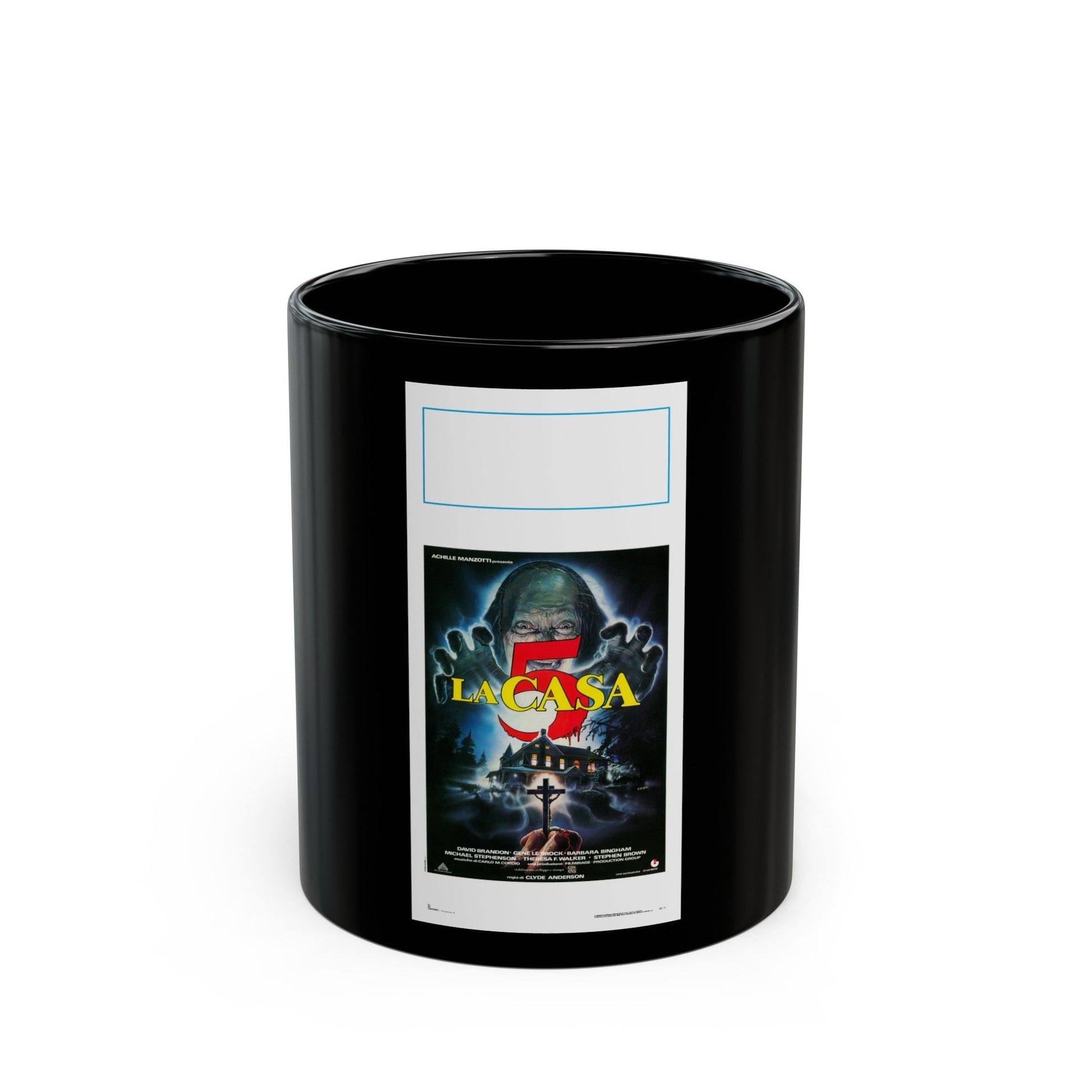 BEYOND DARKNESS 1990 Movie Poster - Black Coffee Mug-11oz-The Sticker Space