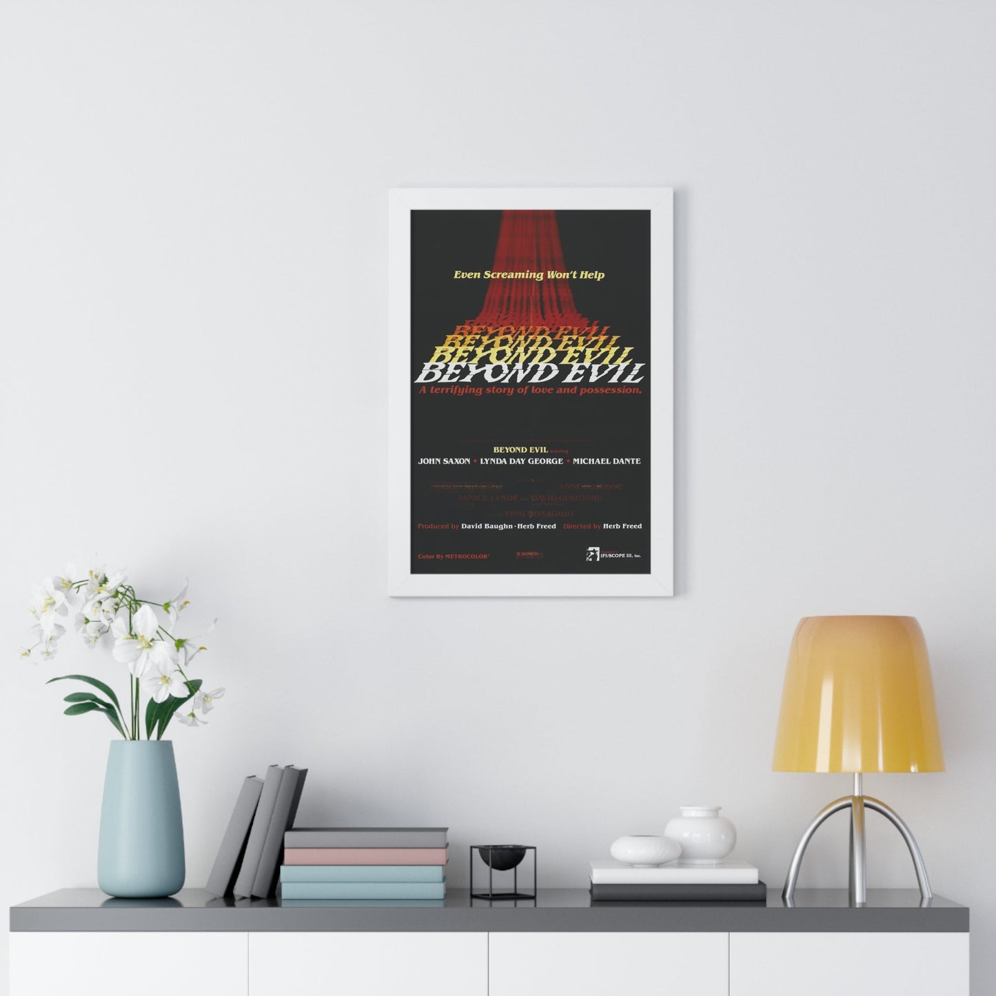 BEYOND EVIL (TEASER) 1980 - Framed Movie Poster-The Sticker Space