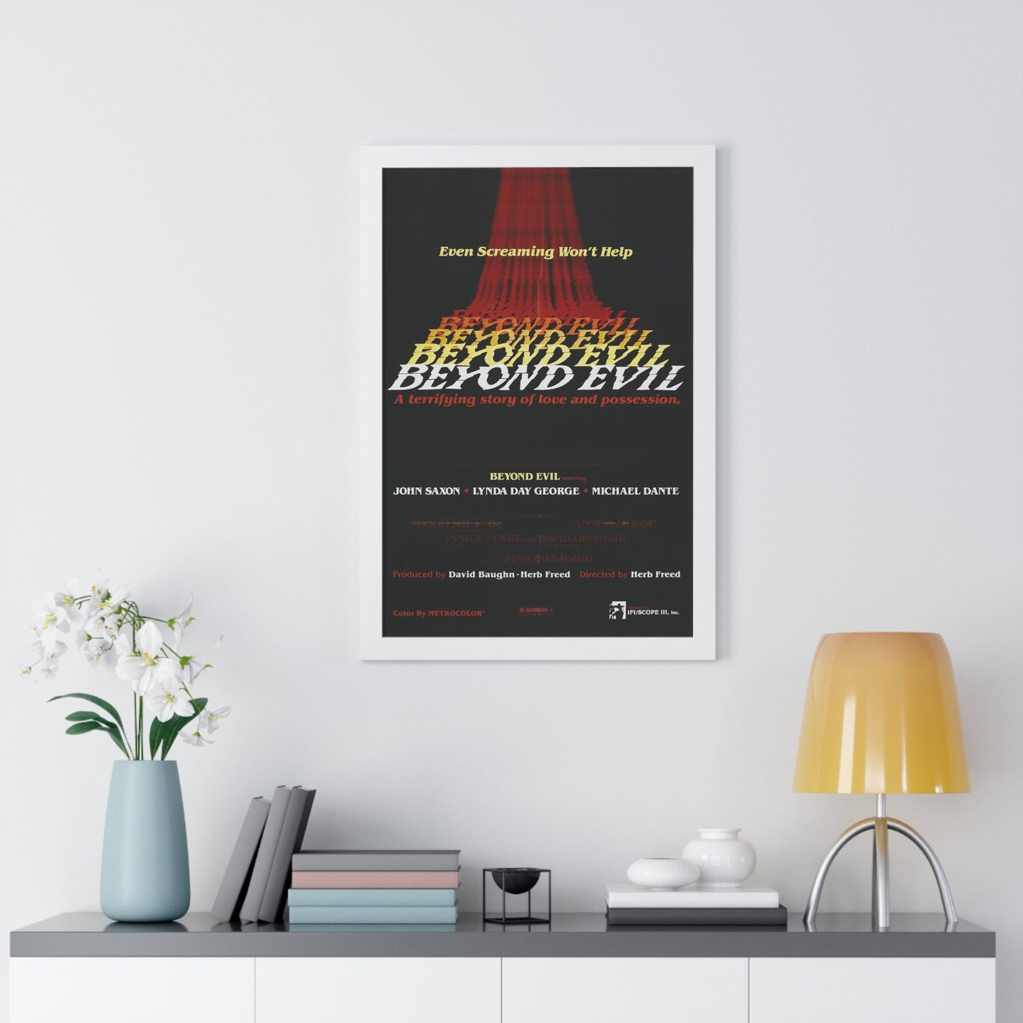 BEYOND EVIL (TEASER) 1980 - Framed Movie Poster-The Sticker Space