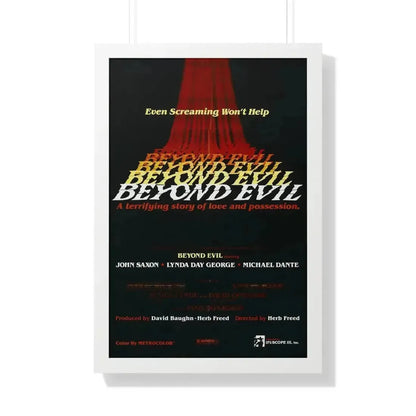 BEYOND EVIL (TEASER) 1980 - Framed Movie Poster - The Sticker Space