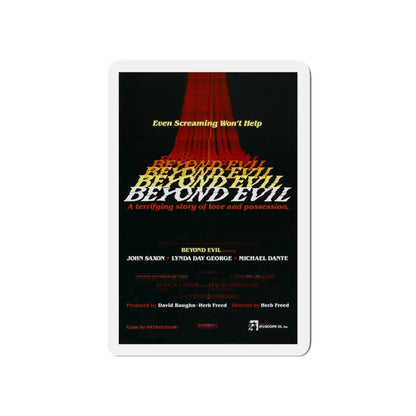 BEYOND EVIL (TEASER) 1980 Movie Poster - Die-Cut Magnet-5" x 5"-The Sticker Space