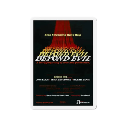 BEYOND EVIL (TEASER) 1980 Movie Poster - Refrigerator Magnet 2 Inch - The Sticker Space