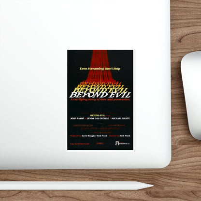 BEYOND EVIL (TEASER) 1980 Movie Poster STICKER Vinyl Die-Cut Decal-The Sticker Space