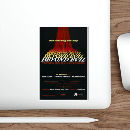 BEYOND EVIL (TEASER) 1980 Movie Poster STICKER Vinyl Die-Cut Decal-The Sticker Space