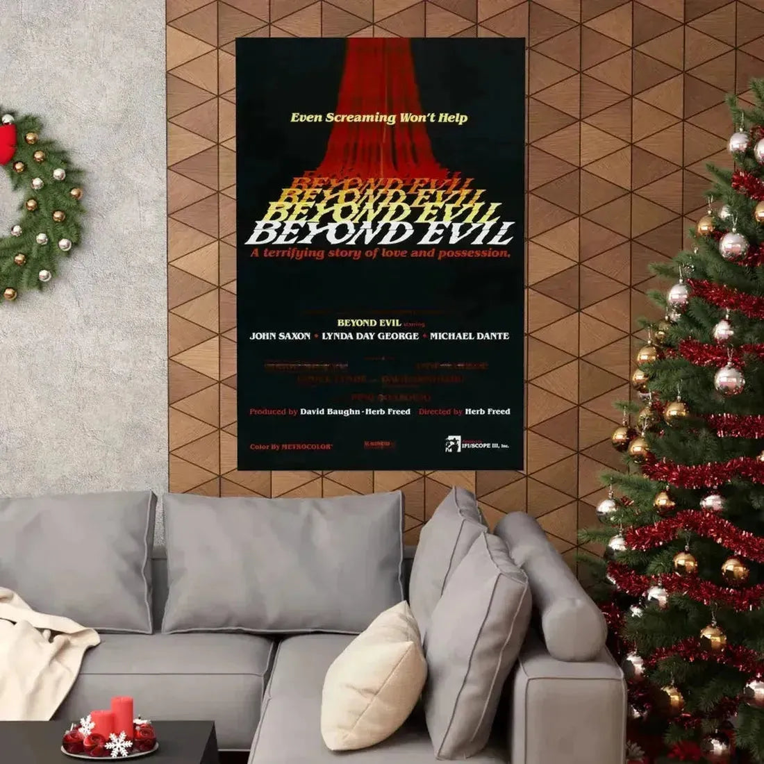 BEYOND EVIL (TEASER) 1980 - Paper Movie Poster - The Sticker Space