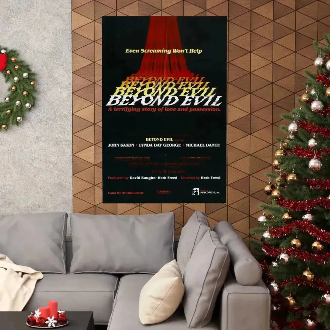 BEYOND EVIL (TEASER) 1980 - Paper Movie Poster - The Sticker Space