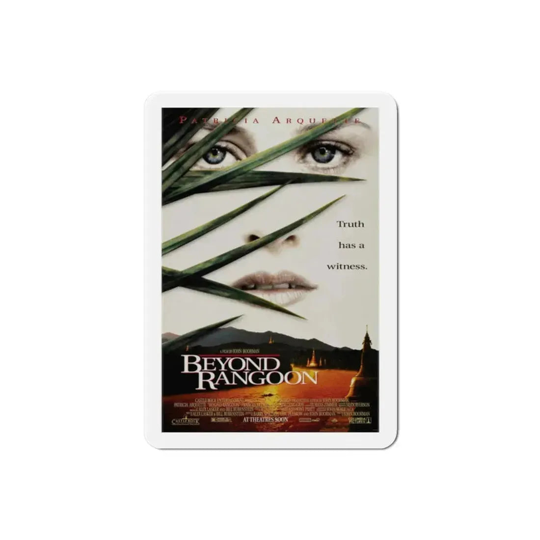 Beyond Rangoon 1995 Movie Poster Refrigerator Magnet 2 Inch - The Sticker Space