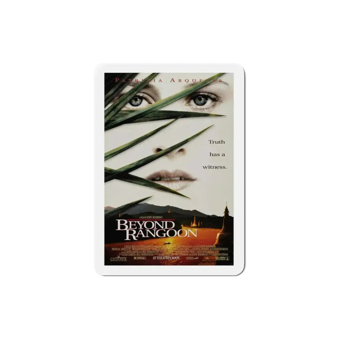 Beyond Rangoon 1995 Movie Poster Refrigerator Magnet 3 Inch - The Sticker Space