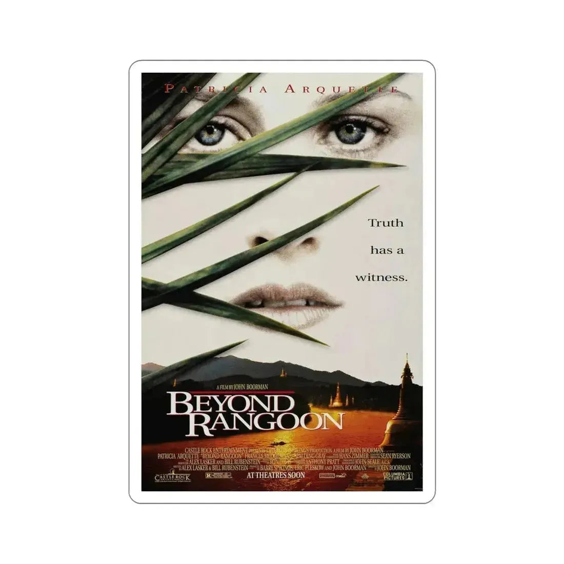 Beyond Rangoon 1995 Movie Poster STICKER Vinyl Die-Cut Decal 6 Inch - The Sticker Space