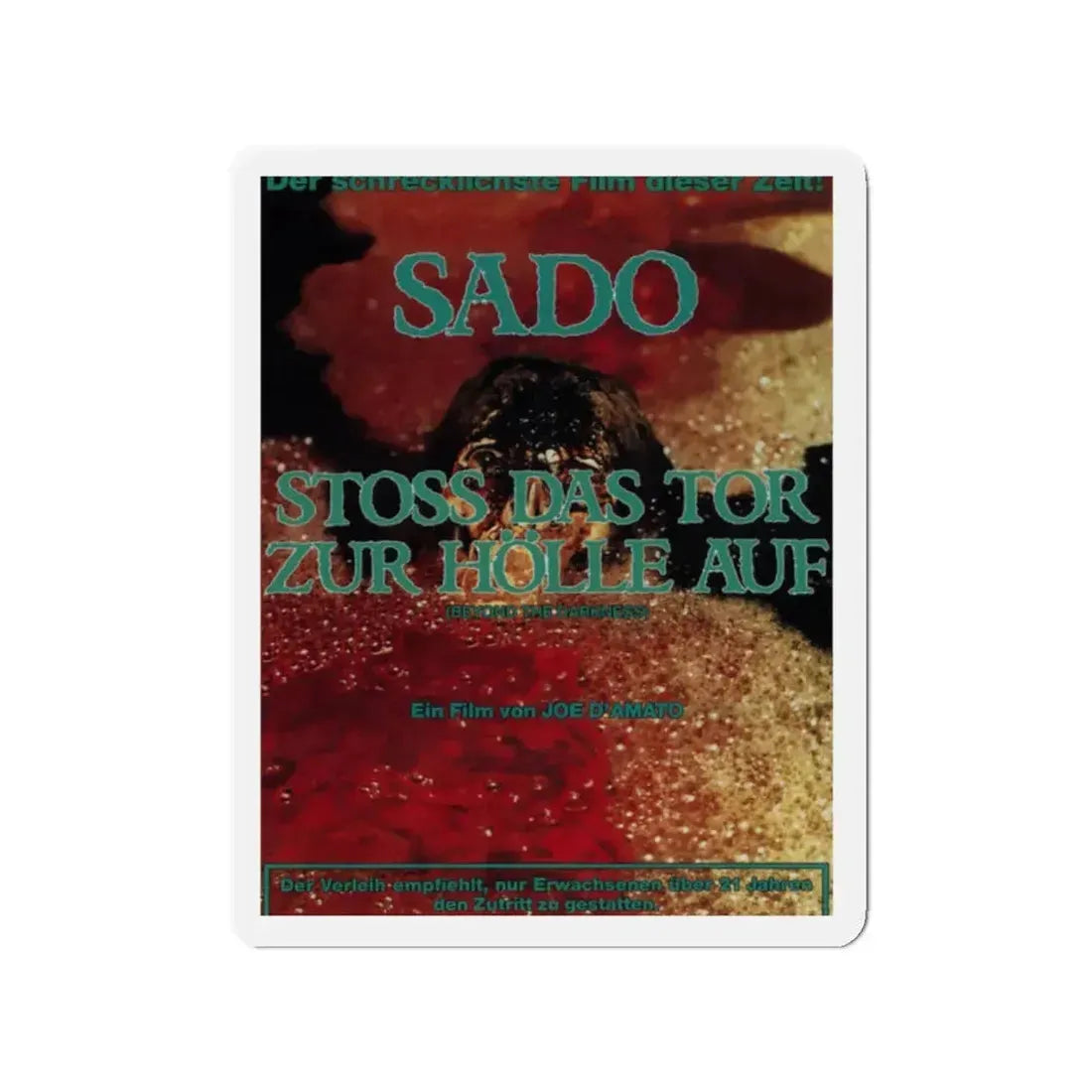 BEYOND THE DARKNESS (GERMAN) 1979 Movie Poster - Refrigerator Magnet 2 Inch - The Sticker Space