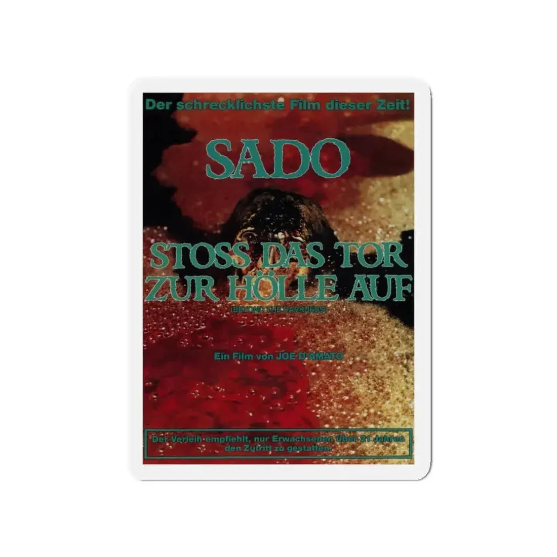 BEYOND THE DARKNESS (GERMAN) 1979 Movie Poster - Refrigerator Magnet 4 Inch - The Sticker Space