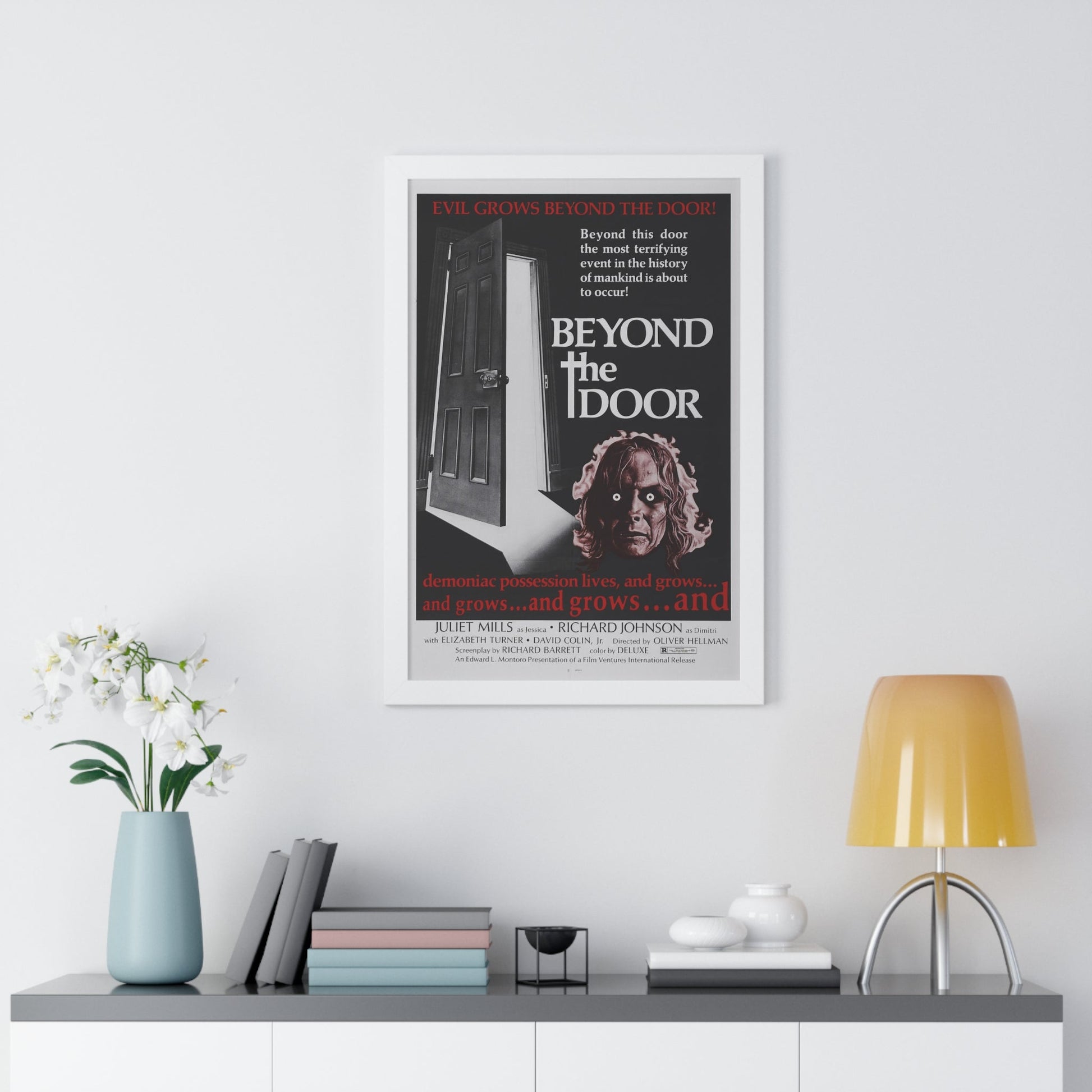 BEYOND THE DOOR 1974 - Framed Movie Poster-The Sticker Space