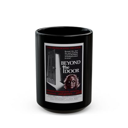 BEYOND THE DOOR 1974 Movie Poster - Black Coffee Mug-15oz-The Sticker Space