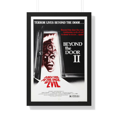 BEYOND THE DOOR II aka SHOCK 1977 - Framed Movie Poster-20" x 30"-The Sticker Space