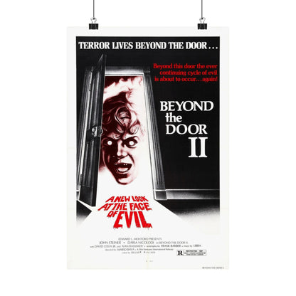 BEYOND THE DOOR II aka SHOCK 1977 - Paper Movie Poster-12″ x 18″-The Sticker Space