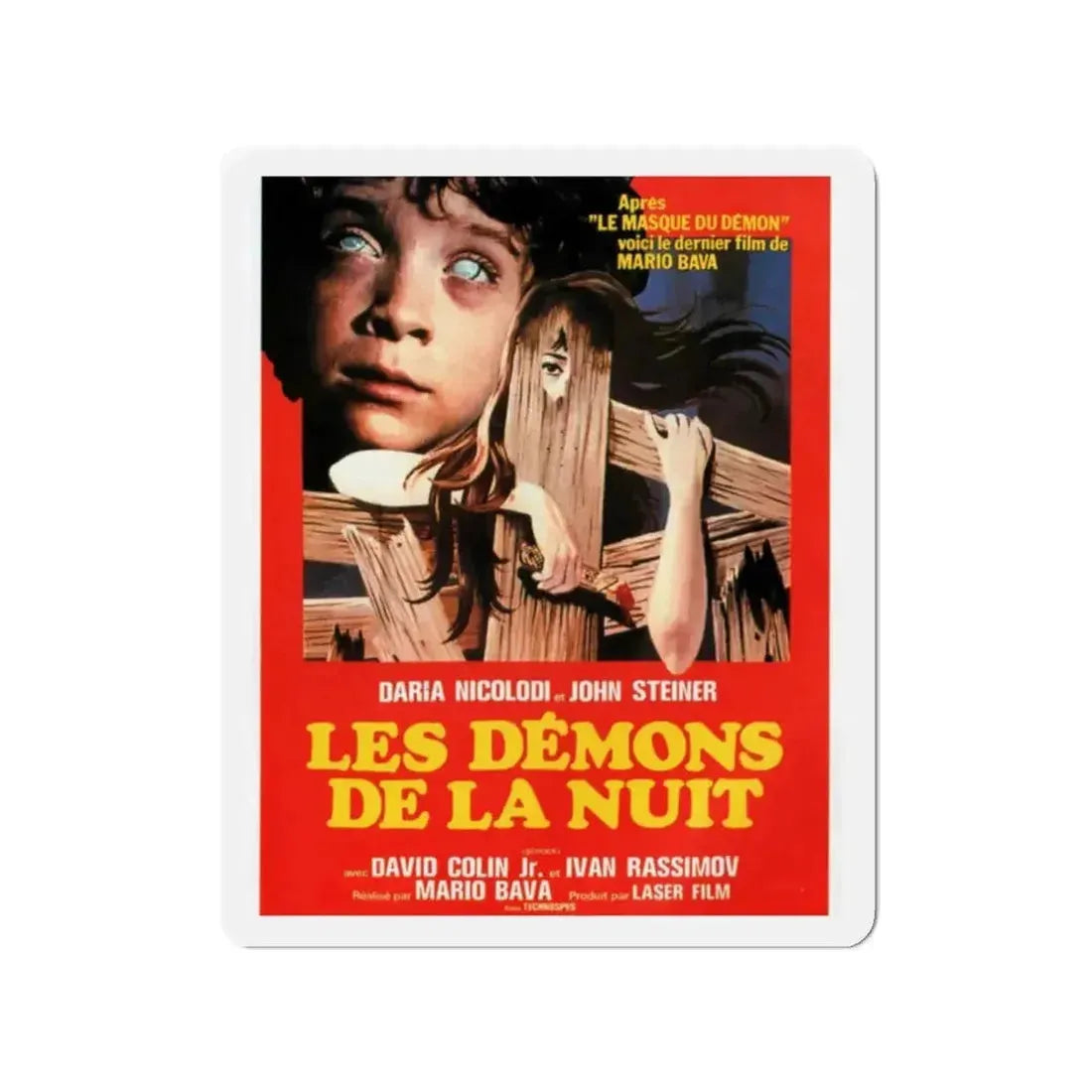 BEYOND THE DOOR II aka SHOCK (FRENCH) 1977 Movie Poster - Refrigerator Magnet - The Sticker Space