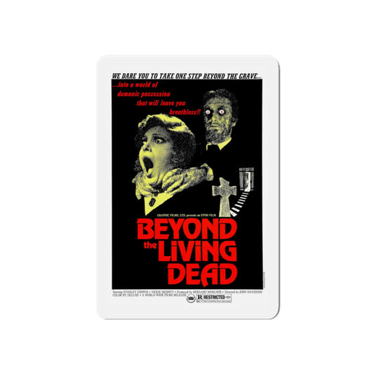 BEYOND THE LIVING DEAD (THE HANGING WOMAN) 1973 Movie Poster - Die-Cut Magnet-6 × 6"-The Sticker Space