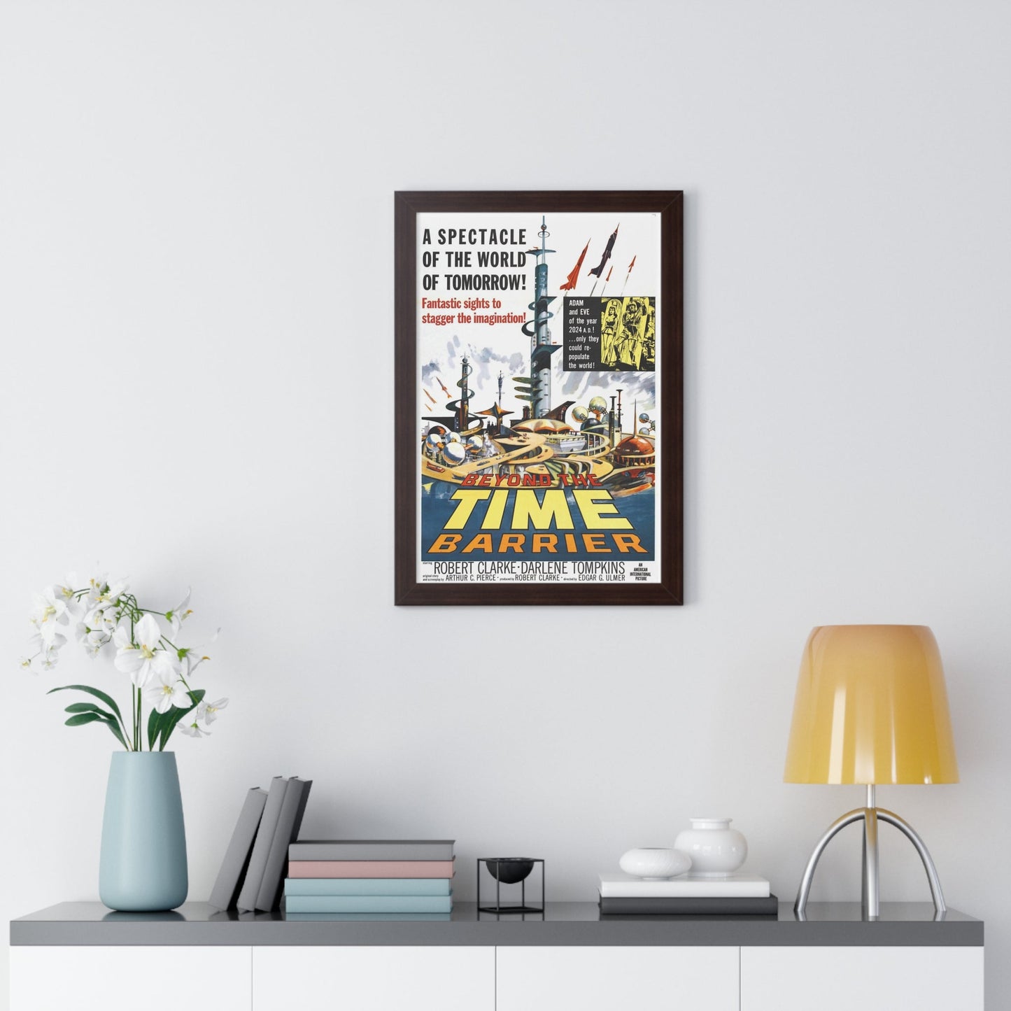 BEYOND THE TIME BARRIER (2) 1960 - Framed Movie Poster-The Sticker Space