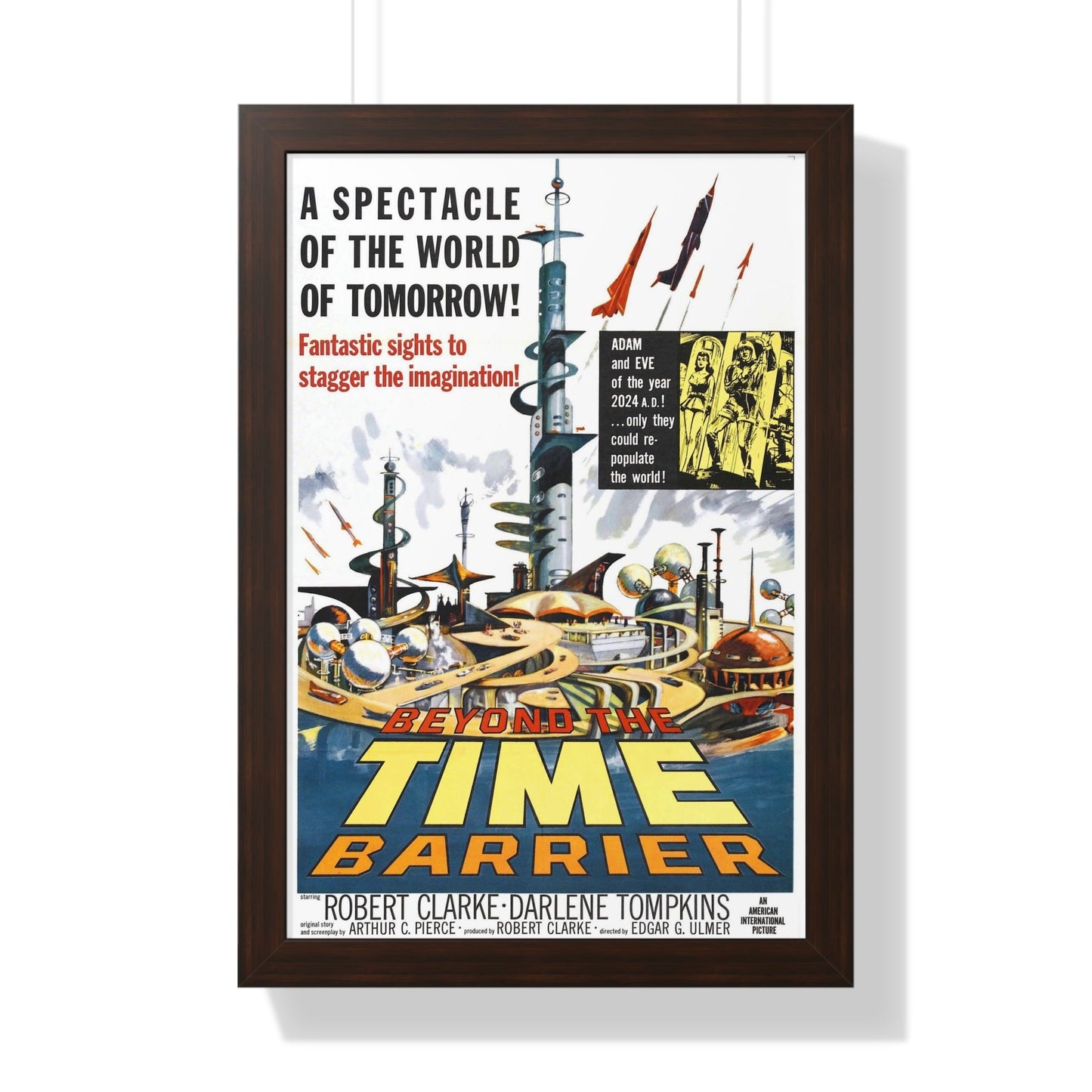 BEYOND THE TIME BARRIER (2) 1960 - Framed Movie Poster-16″ x 24″-The Sticker Space