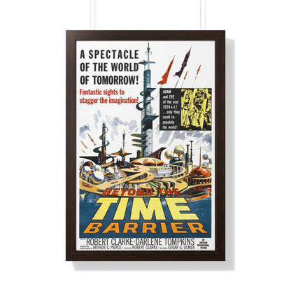 BEYOND THE TIME BARRIER (2) 1960 - Framed Movie Poster-20" x 30"-The Sticker Space