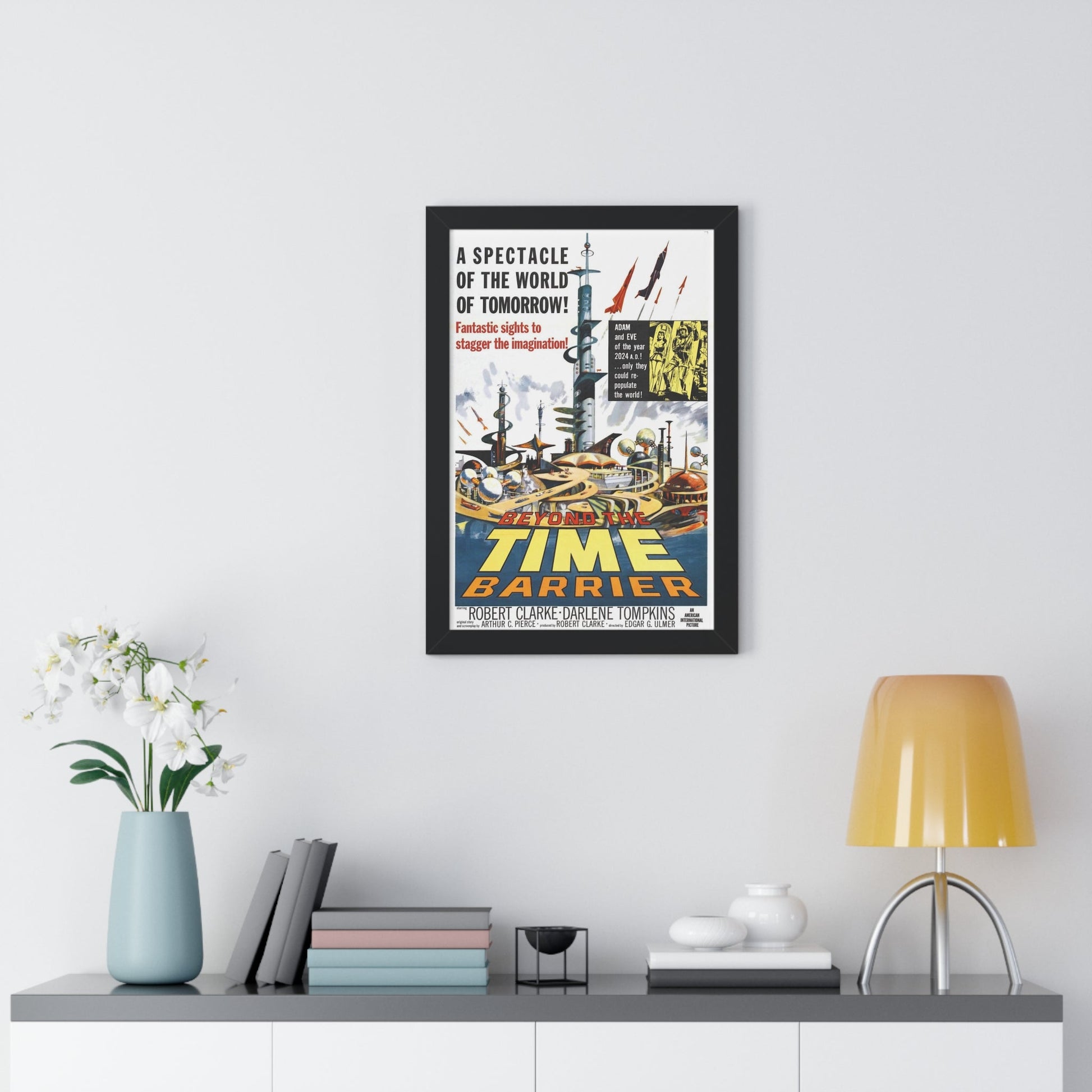 BEYOND THE TIME BARRIER (2) 1960 - Framed Movie Poster-The Sticker Space