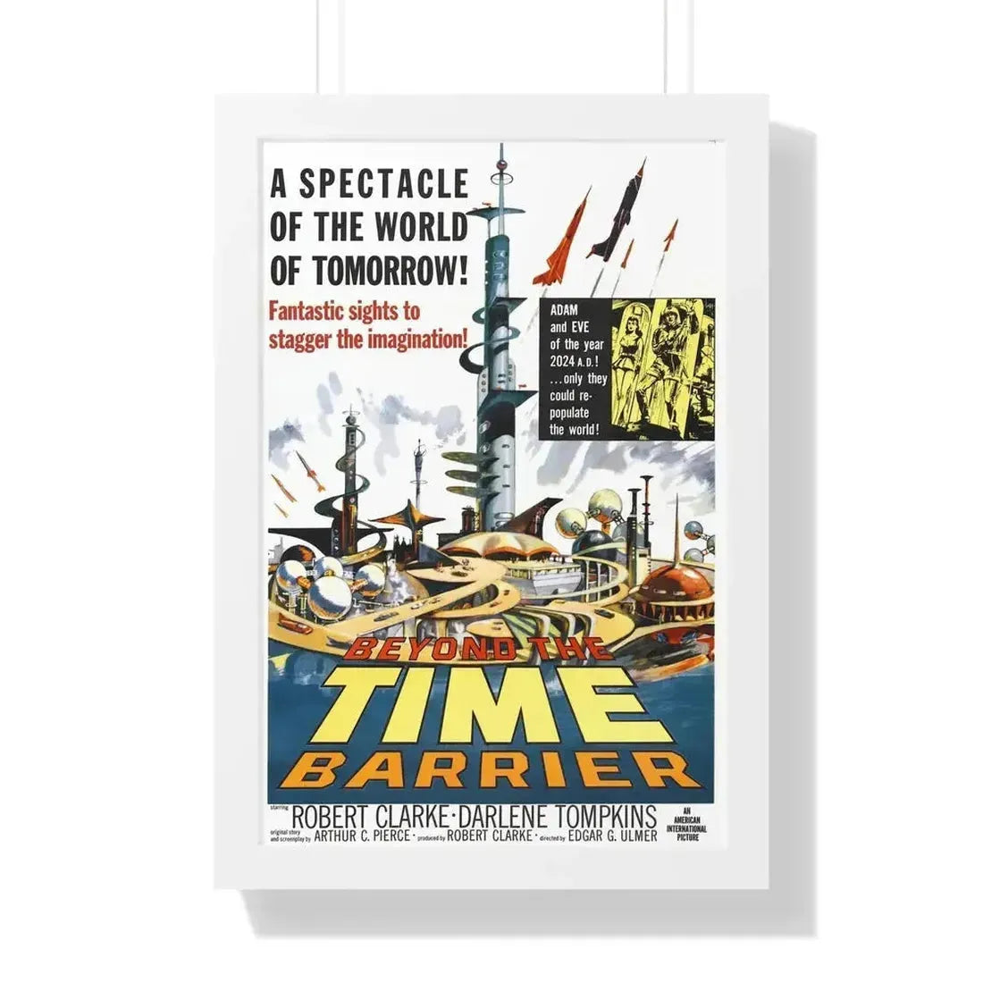 BEYOND THE TIME BARRIER (2) 1960 - Framed Movie Poster - The Sticker Space