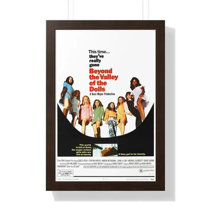 BEYOND THE VALLEY OF THE DOLLS 1970 - Framed Movie Poster - The Sticker Space