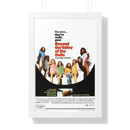 BEYOND THE VALLEY OF THE DOLLS 1970 - Framed Movie Poster - The Sticker Space