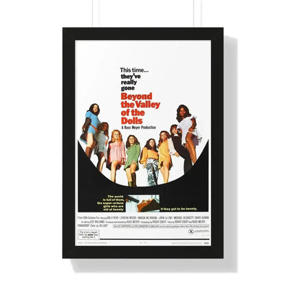 BEYOND THE VALLEY OF THE DOLLS 1970 - Framed Movie Poster - The Sticker Space